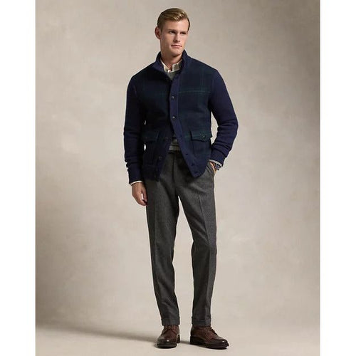 Load image into Gallery viewer, RALPH LAUREN The Polo Tartan Wool Cardigan
