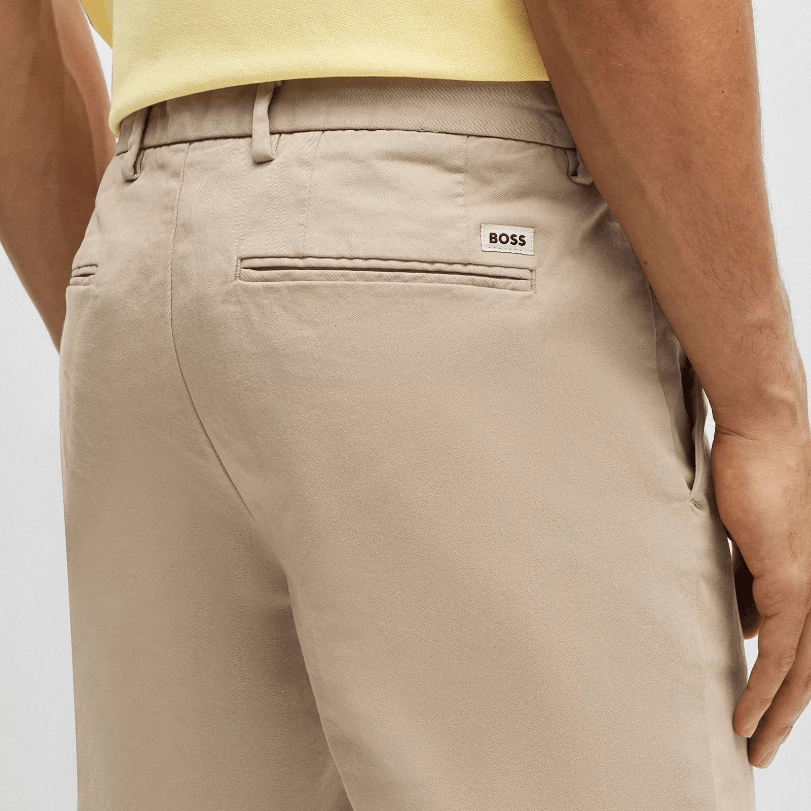 BOSS Slim-fit chinos in stretch-cotton gabardine