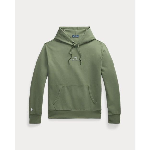 RALPH LAUREN Logo Double-Knit Hoodie