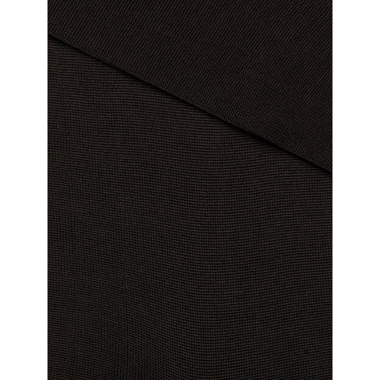 ZEGNA BLACK COTTON SOCKS