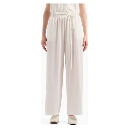 Load image into Gallery viewer, EMPORIO ARMANI ELASTICATED-WAIST TROUSERS WITH TUBULAR ARMURE-CRÊPE BELT - Yooto

