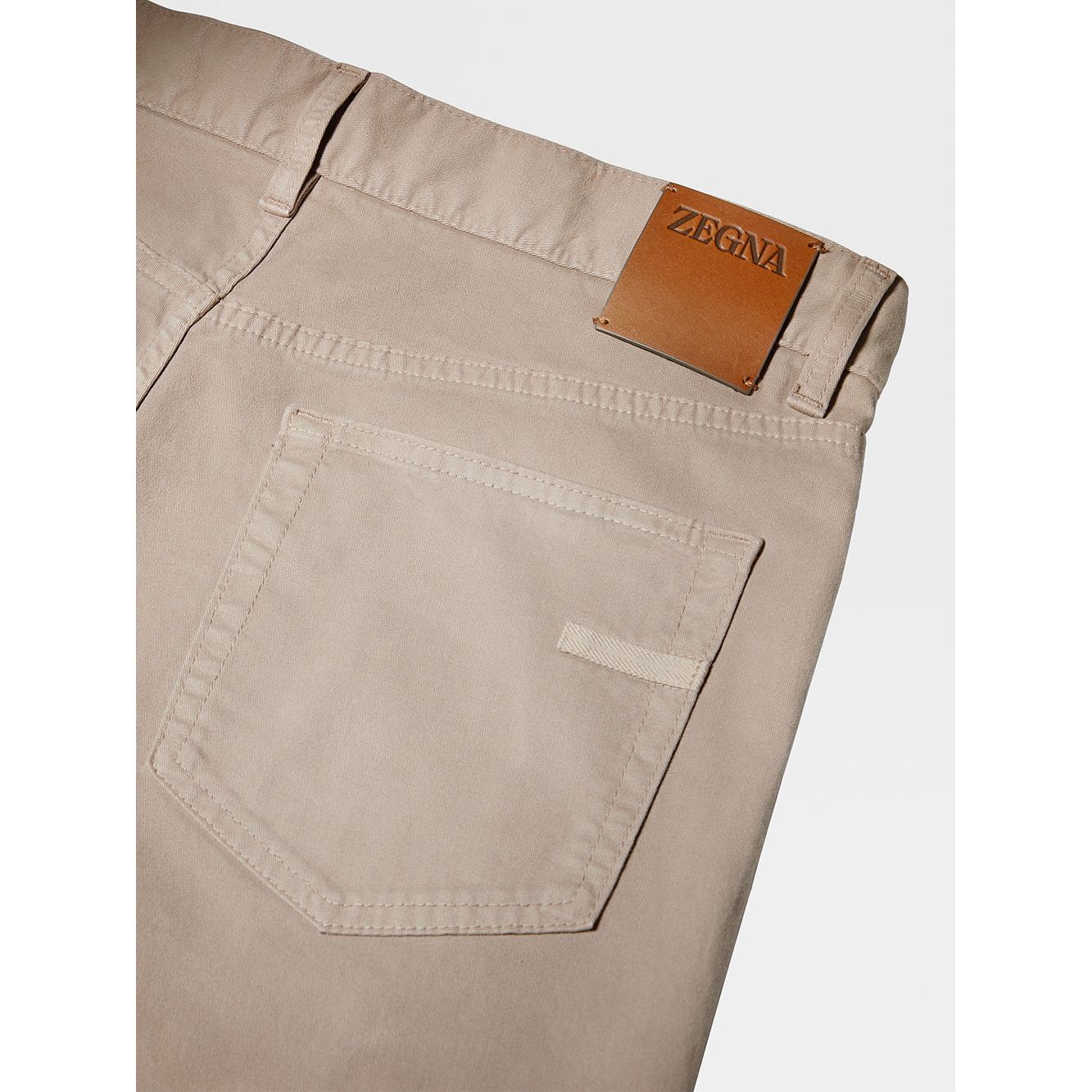 ZEGNA STRETCH GABARDINE PANTS