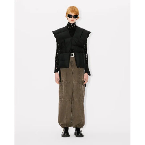 Load image into Gallery viewer, KENZO WEAVE SLEEVELESS PUFFER JACKET
