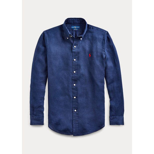 Load image into Gallery viewer, POLO RALPH LAUREN CUSTOM FIT LINEN SHIRT - Yooto
