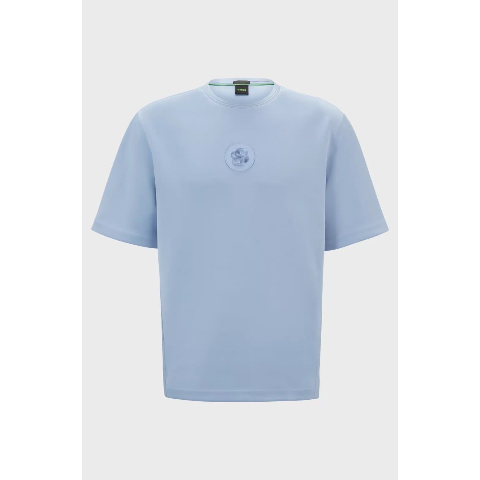 BOSS RELAXED-FIT T-SHIRT WITH DOUBLE-MONOGRAM BADGE