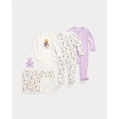 Load image into Gallery viewer, RALPH LAUREN Polo Bear Cotton 5-Piece Gift Set
