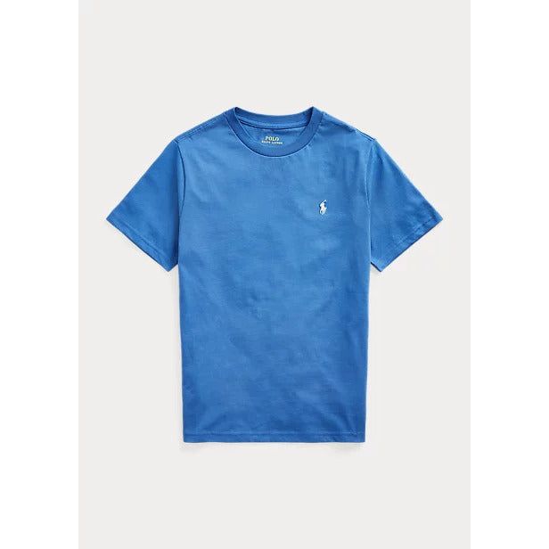 POLO RALPH LAUREN COTTON JERSEY CREWNECK T-SHIRT - Yooto