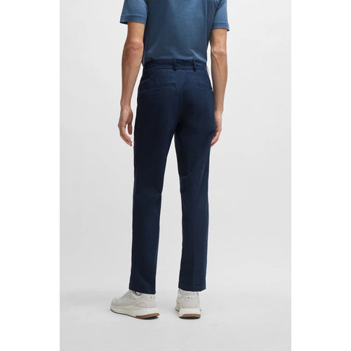 Load image into Gallery viewer, BOSS SLIM-FIT TROUSERS IN WRINKLE-RESISTANT MESH - Yooto
