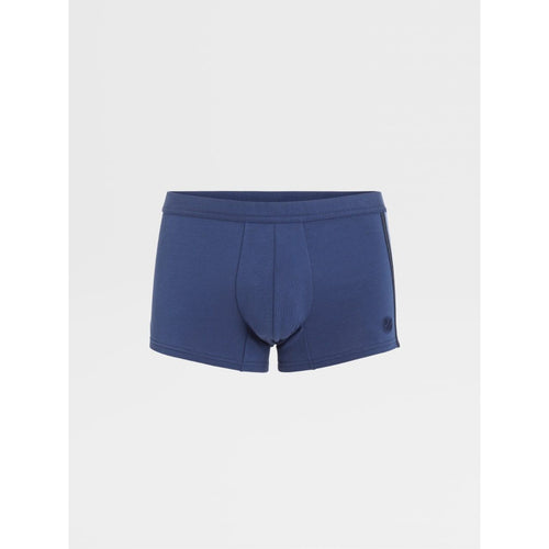 Load image into Gallery viewer, Utility Blue Stretch Cotton Trunks
