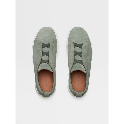 Load image into Gallery viewer, ZEGNA SUEDE TRIPLE STITCH™ LOW TOP SNEAKERS
