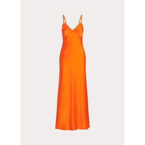 Load image into Gallery viewer, POLO RALPH LAUREN SATIN SLEEVELESS GOWN - Yooto
