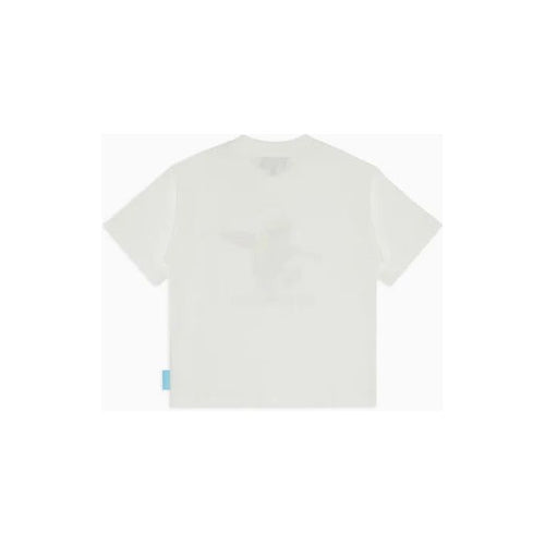 Load image into Gallery viewer, EMPORIO ARMANI KIDS ASV ORGANIC JERSEY T-SHIRT WITH THE SMURFS PRINT
