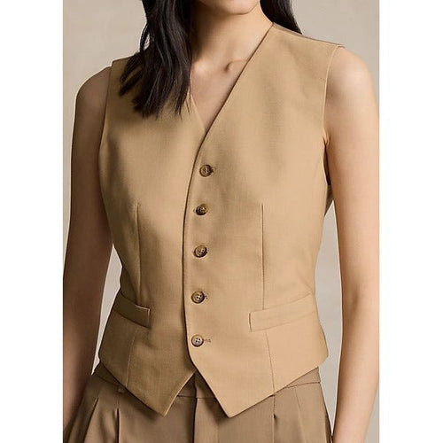 Load image into Gallery viewer, POLO RALPH LAUREN COTTON-WOOL TWILL WAISTCOAT - Yooto
