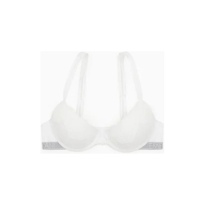 EMPORIO ARMANI ASV DREAMY LACE CERTIFIED VISCOSE PUSH-UP BRA