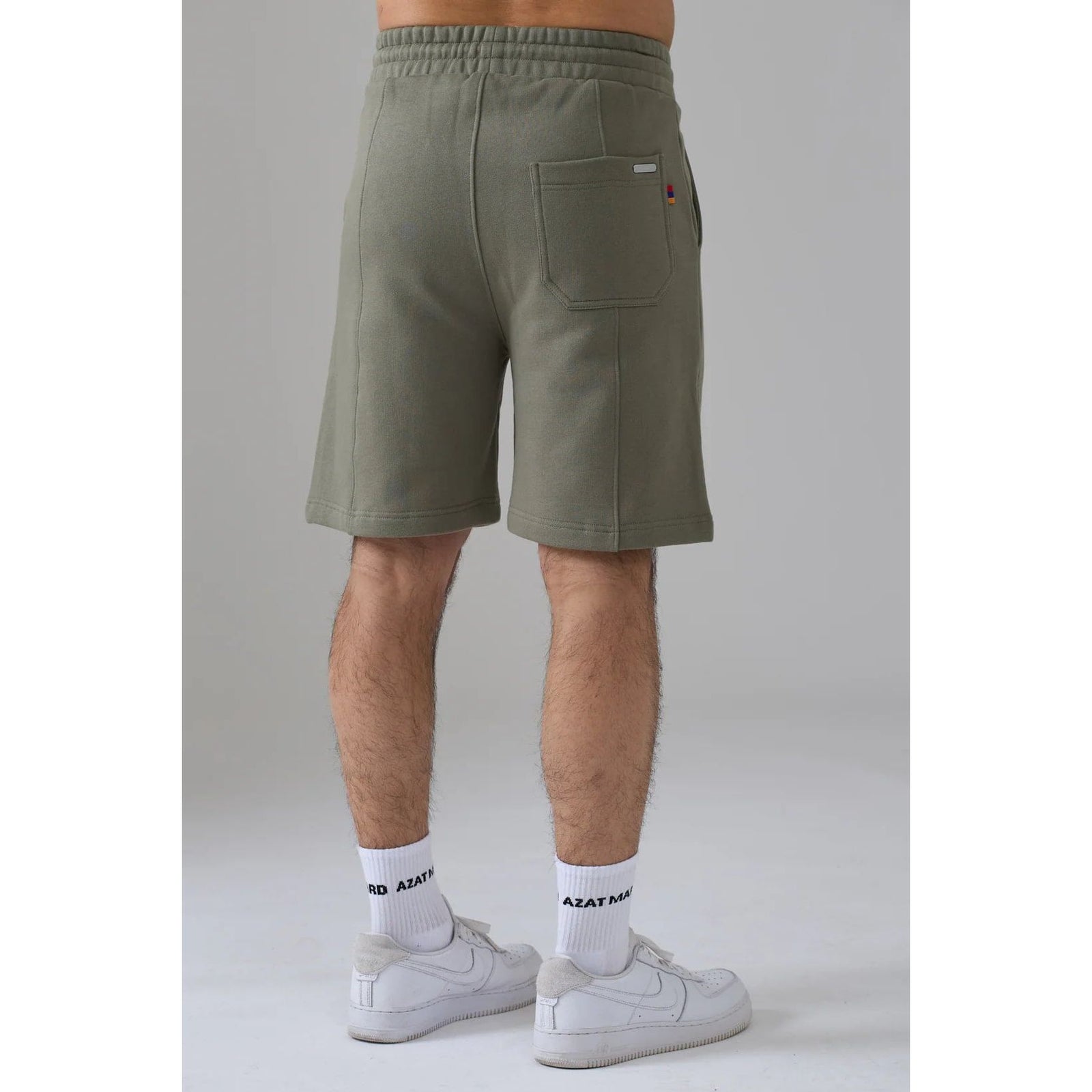 AZAT MARD WORLD FAMOUS AZAT MARD TEAM TAUPE SHORTS - Yooto