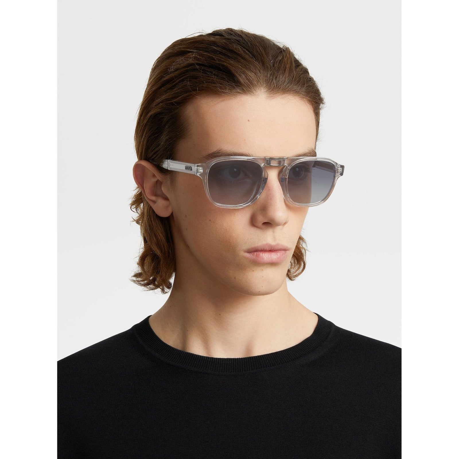 ZEGNA Luce Foldable Sunglasses with Polar Lenses