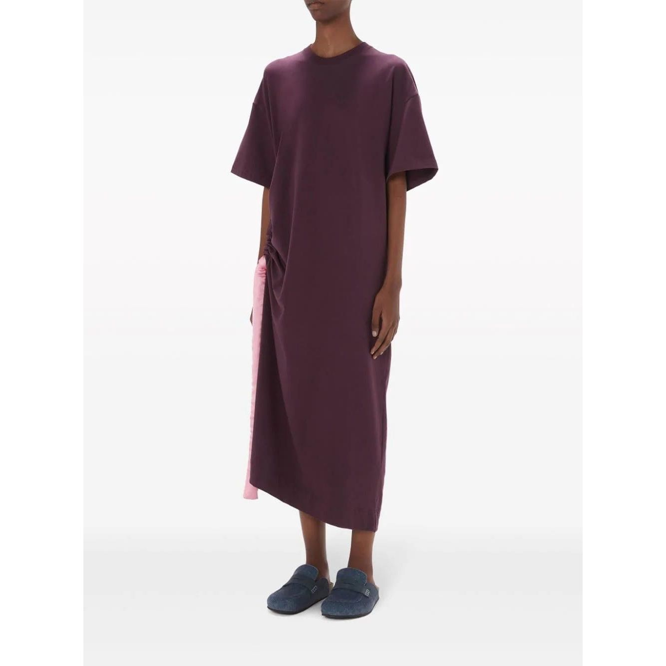 JW Anderson satin-tie T-shirt dress