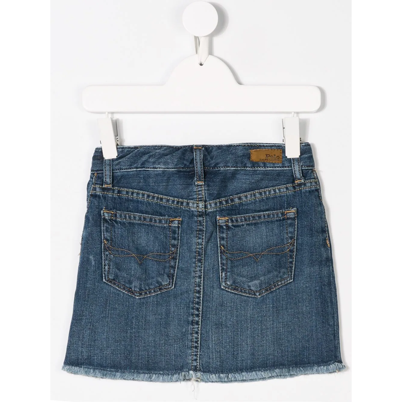 POLO RALPH LAUREN KIDS
FRAYED DENIM SKIRT