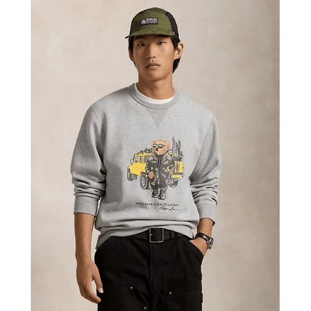 RALPH LAUREN Polo Bear Double-Knit Sweatshirt