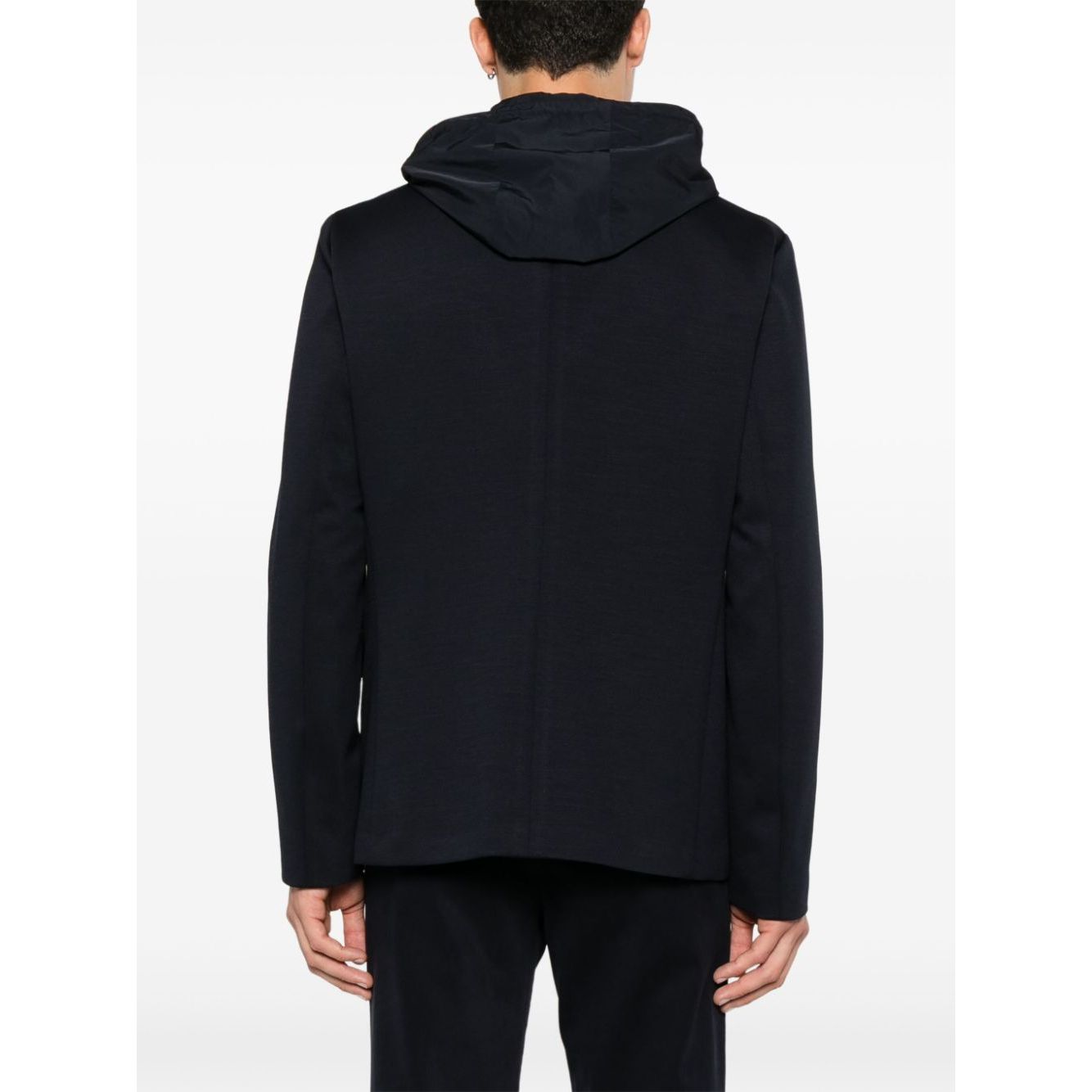 EMPORIO ARMANI hooded blazer