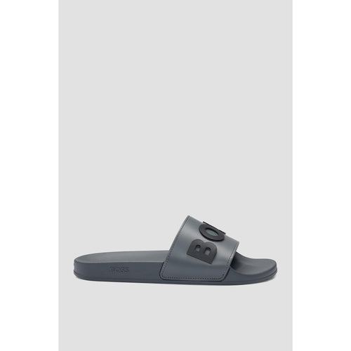 Load image into Gallery viewer, BOSS SLIDER SANDALS MADE IN ITALY WITH EMBOSSED LOGO - Yooto
