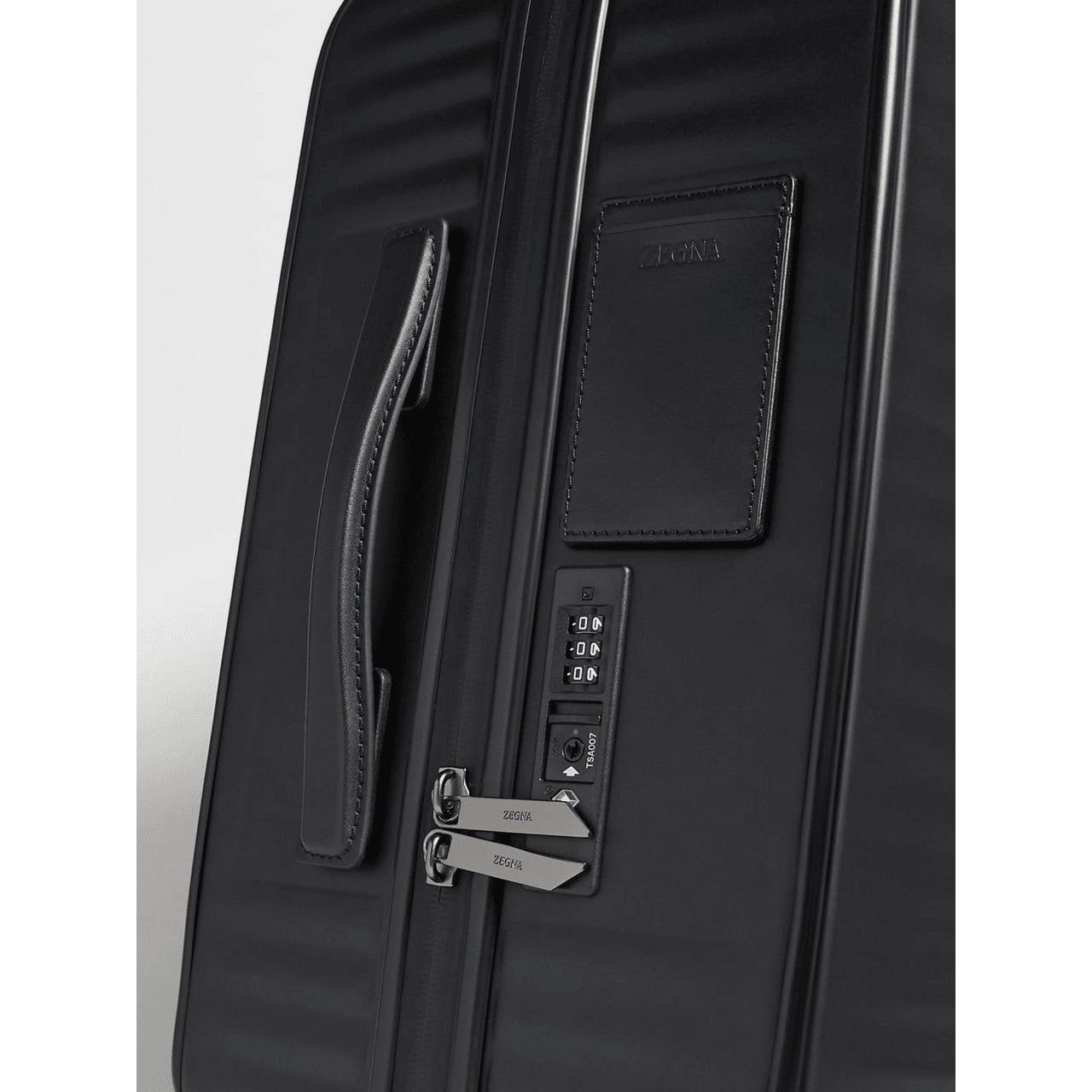 ZEGNA BLACK POLYCARBONATE TROLLEY