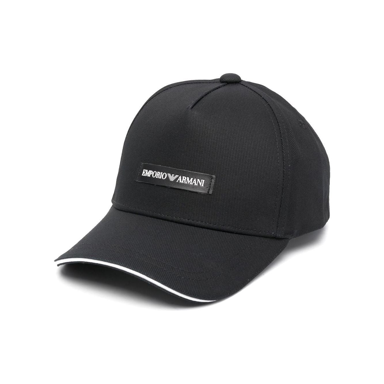 EMPORIO ARMANI logo-patch cap