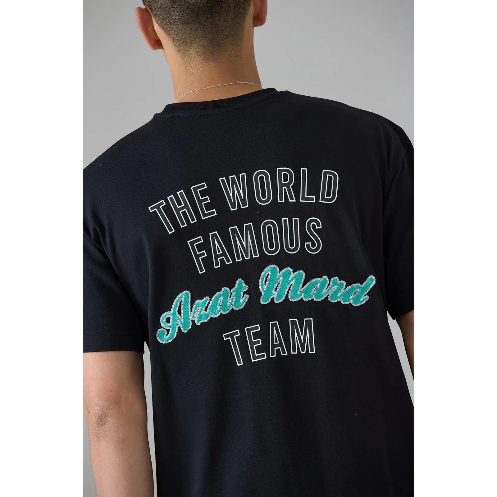 AZAT MARD WORLD FAMOUS AZAT MARD TEAM BLACK T-SHIRT