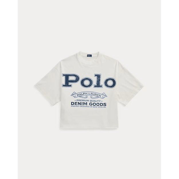 RALPH LAUREN Logo Cotton Jersey T-Shirt