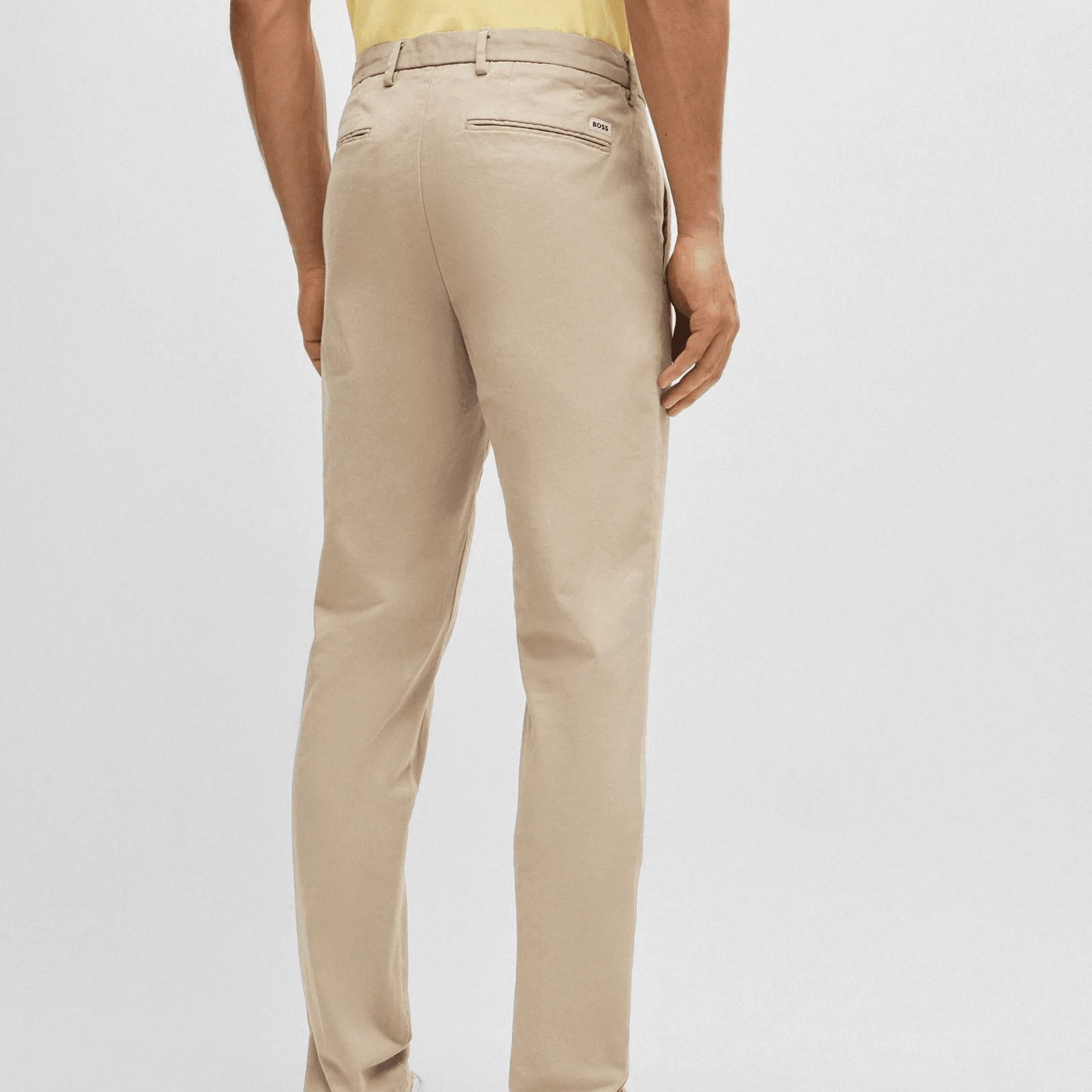 BOSS Slim-fit chinos in stretch-cotton gabardine