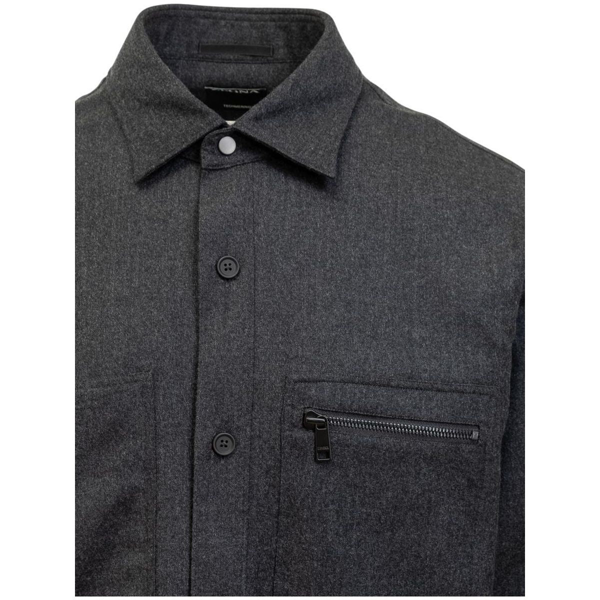 ZEGNA TECHMERINO OVERSHIRT