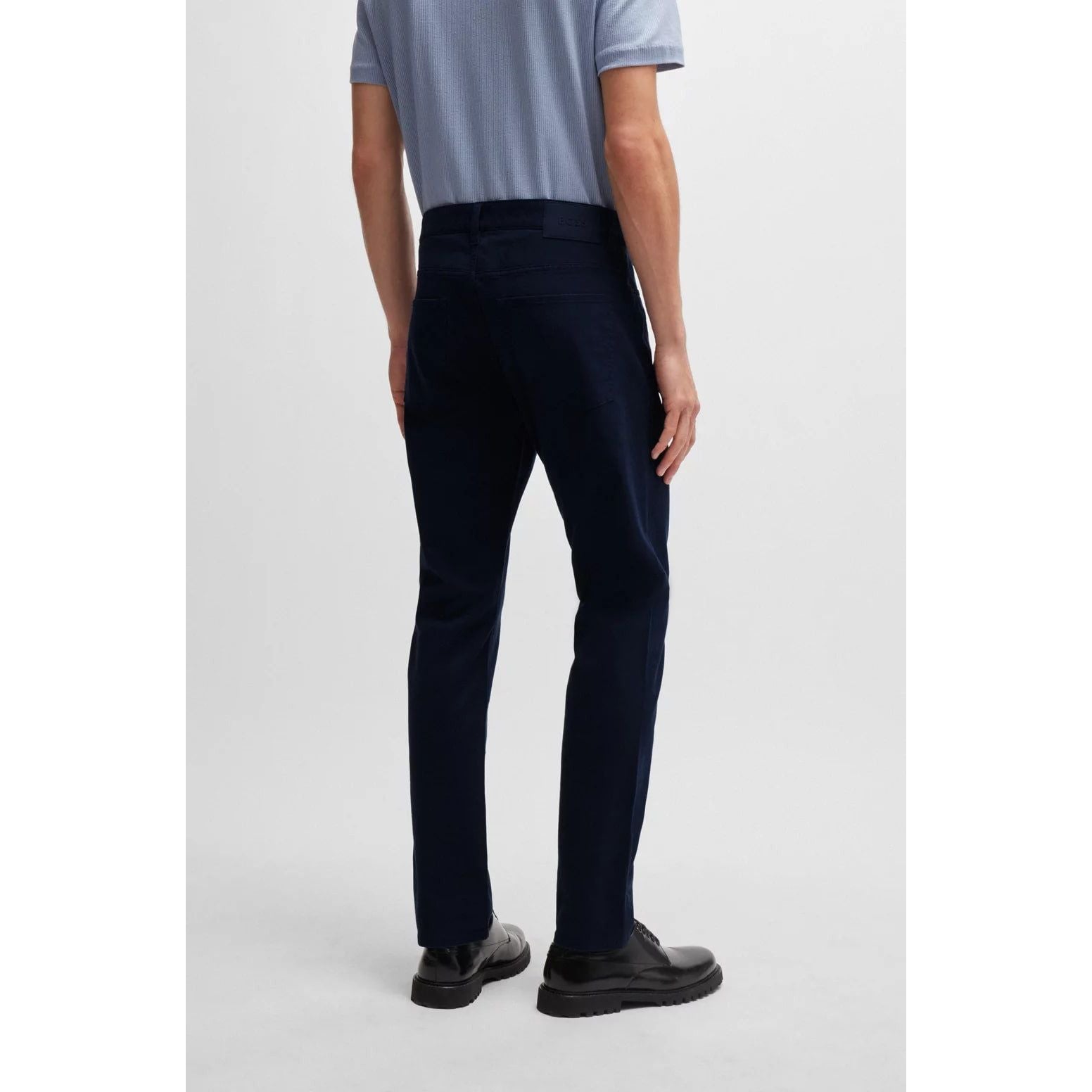 BOSS SLIM-FIT JEANS IN STRETCH-COTTON GABARDINE - Yooto