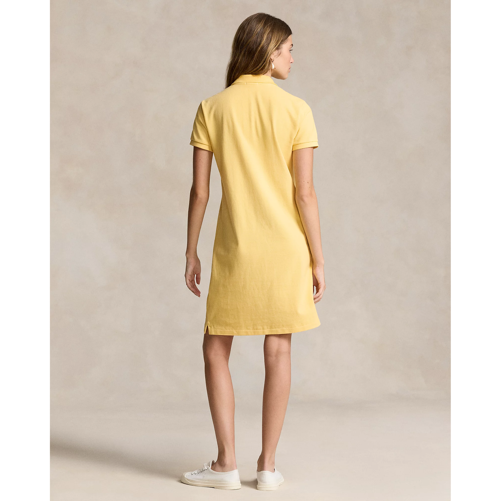 POLO RALPH LAUREN COTTON MESH POLO DRESS