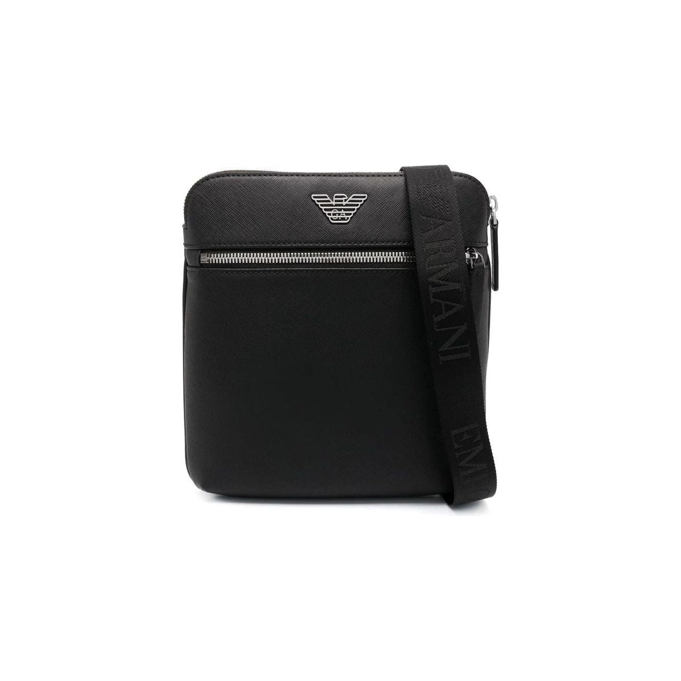 EMPORIO ARMANI small faux-leather messenger bag