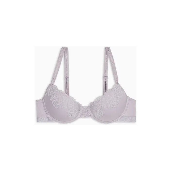 EMPORIO ARMANI ASV DREAMY LACE CERTIFIED VISCOSE PUSH-UP BRA