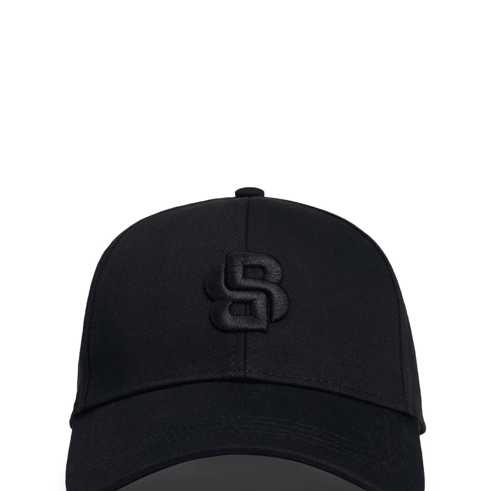 BOSS Cotton-twill cap with embroidered Double B monogram