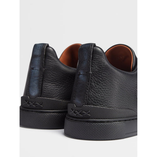 Load image into Gallery viewer, ZEGNA Vicuna Color Deerskin Triple Stitch™ Low Top Sneakers
