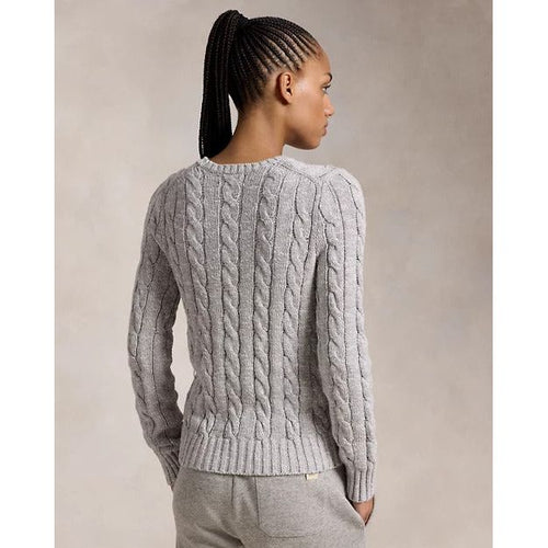 Load image into Gallery viewer, RALPH LAUREN Cable-Knit Ragg Cotton Crewneck Jumper
