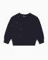 EMPORIO ARMANI Virgin wool-blend jumper with logo lettering intarsia