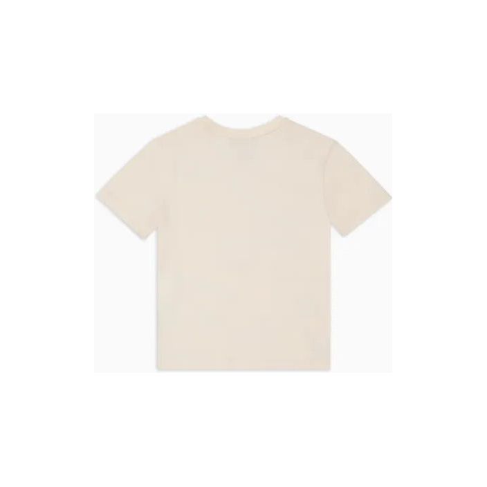 EMPORIO ARMANI KIDS JERSEY T-SHIRT WITH LOGO PRINTS AND SEQUINS - Yooto