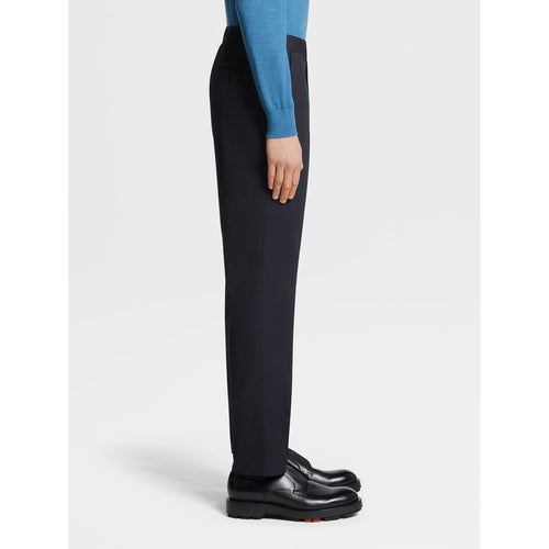 Load image into Gallery viewer, ZEGNA Navy Blue Premium Cotton Pants
