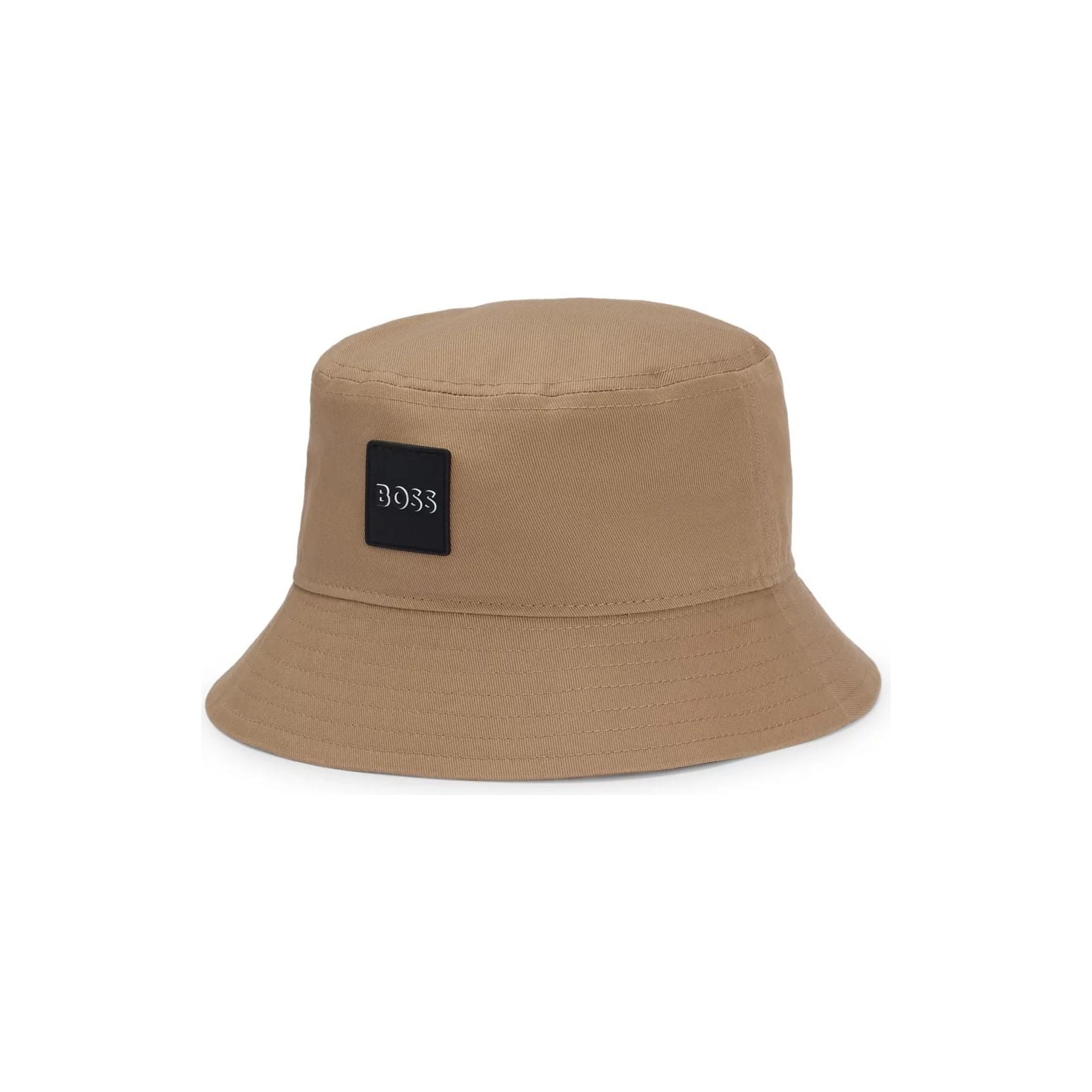 BOSS KIDS KIDS' BUCKET HAT IN COTTON TWILL WITH RUBBER LOGO - Yooto