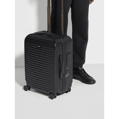 Load image into Gallery viewer, ZEGNA BLACK POLYCARBONATE TROLLEY
