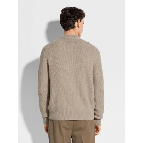 Load image into Gallery viewer, ZEGNA LIGHT TAUPE OASI CASHMERE CARDIGAN
