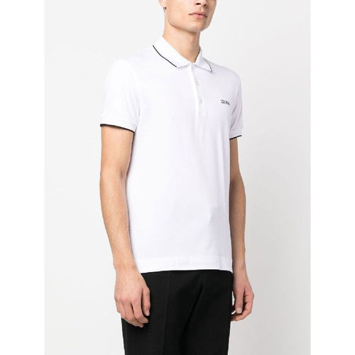 Load image into Gallery viewer, ZEGNA Grey Mélange Stretch Cotton Short-sleeve Polo
