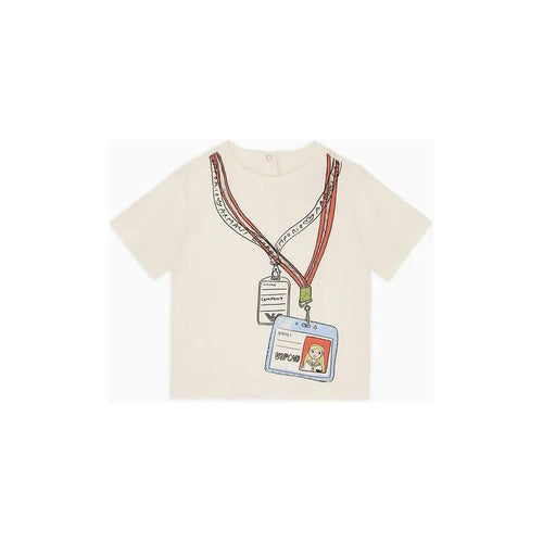 Load image into Gallery viewer, EMPORIO ARMANI KIDS ASV ORGANIC JERSEY T-SHIRT WITH PRINT - Yooto
