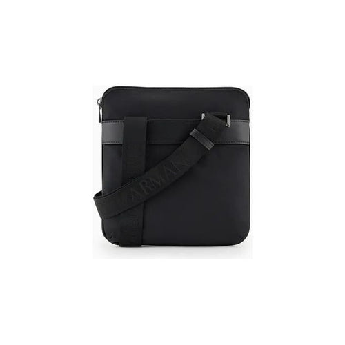 Load image into Gallery viewer, EMPORIO ARMANI FLAT ARMANI SUSTAINABILITY VALUES CROSSBODY BAG IN RECYCLED NYLON - Yooto
