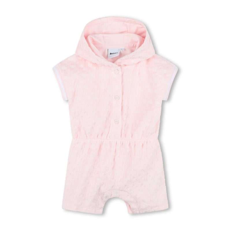 BOSS KIDS HOODED PLAYSUIT - Yooto