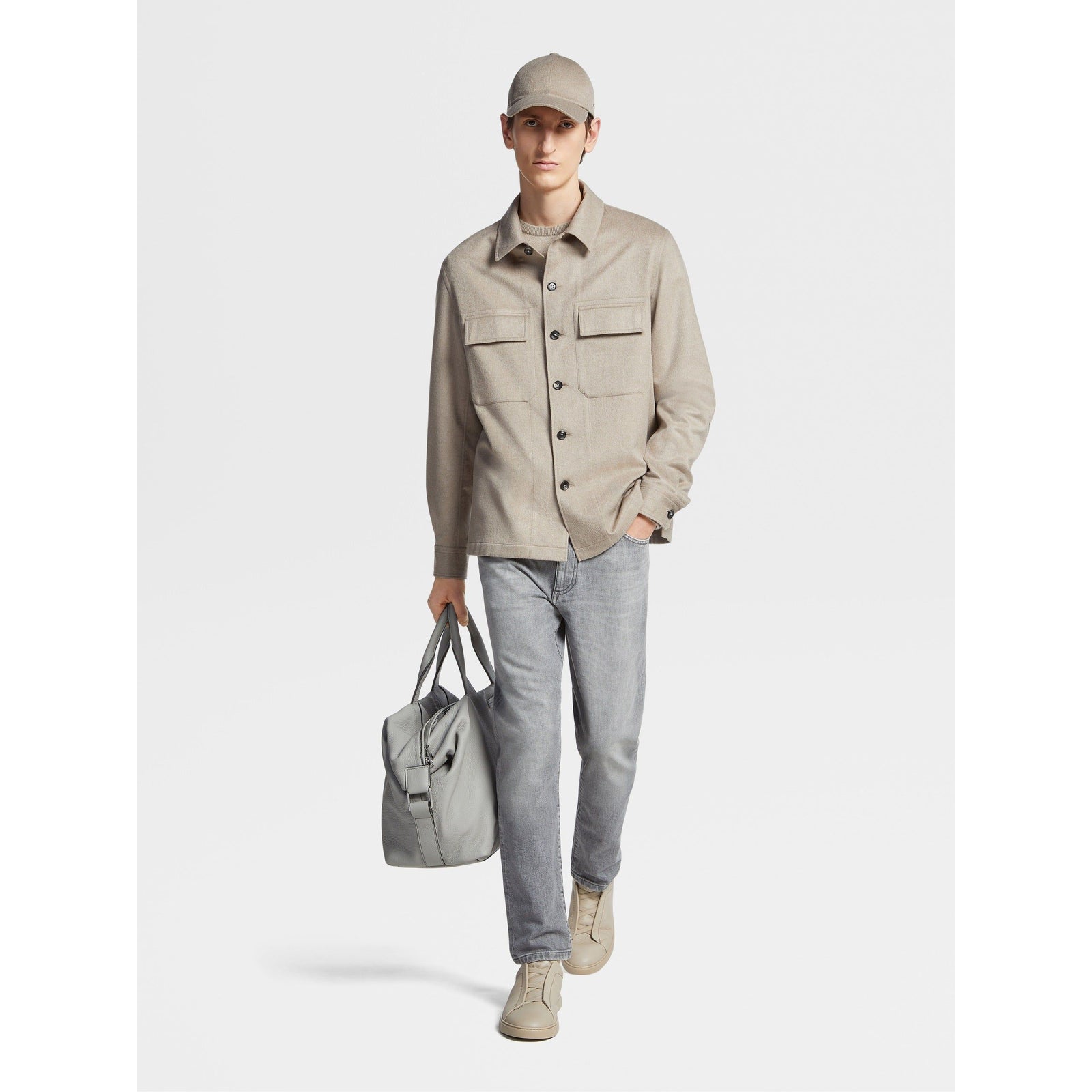 ZEGNA OASI CASHMERE ALBA OVERSHIRT