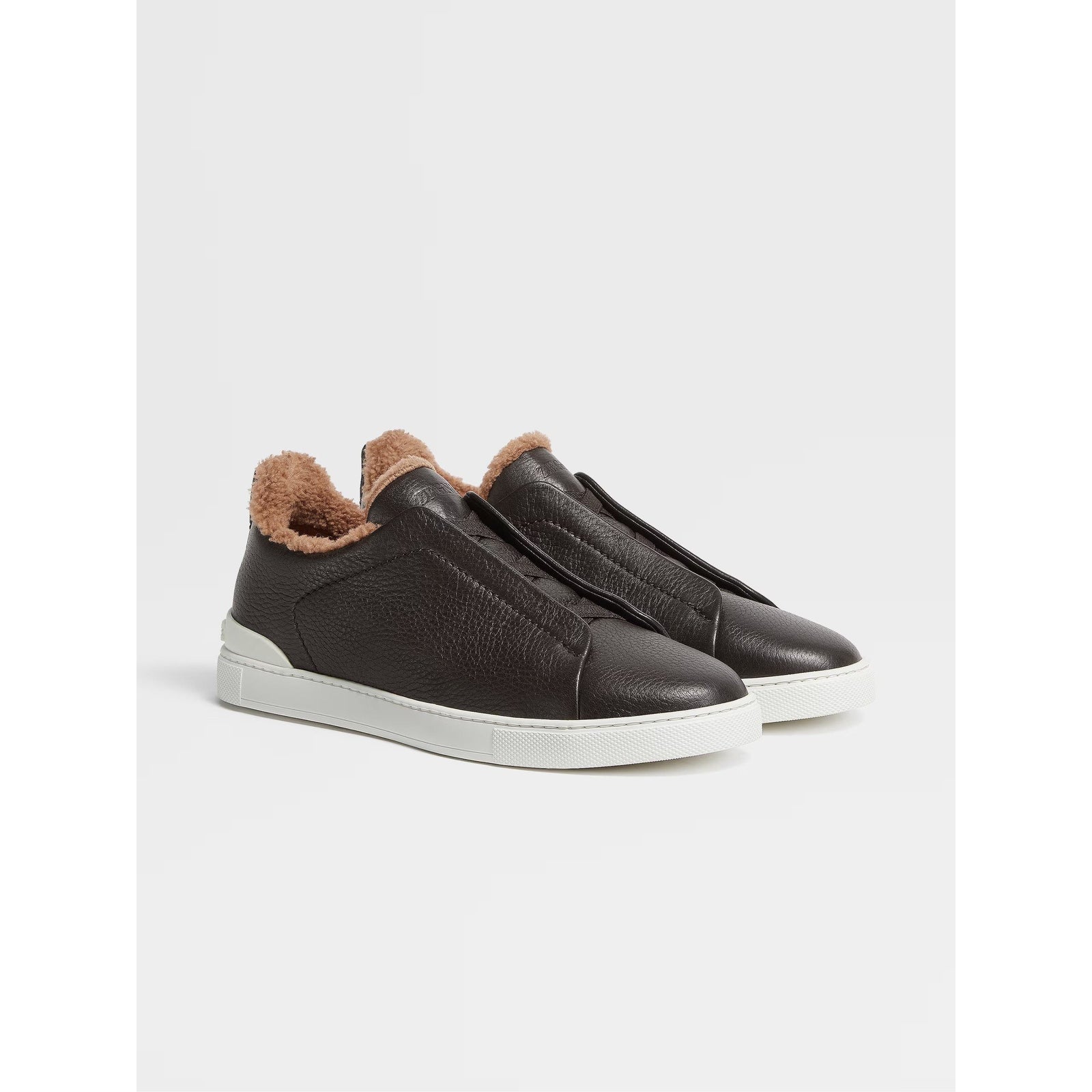 ZEGNA DEERSKIN TRIPLE STITCH™ SNEAKERS